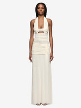 VIOLA SPIRAL MAXI DRESS - BUTTERCREAM