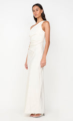 LUNETTA ASYM DRESS - CREAM