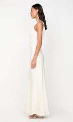 LUNETTA ASYM DRESS - CREAM