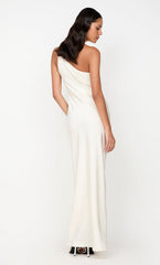 LUNETTA ASYM DRESS - CREAM