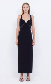 ARLOW MIDI DRESS - BLACK