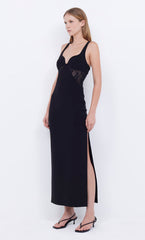 ARLOW MIDI DRESS - BLACK