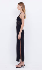 ARLOW MIDI DRESS - BLACK