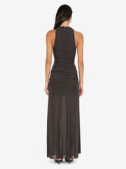 BLAINE DRAPE MAXI DRESS - CEDAR
