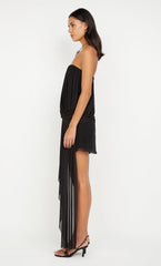 DANKA STRAPLESS MINI DRESS - BLACK