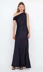 ROMA ASYM DRESS - INK