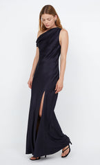 ROMA ASYM DRESS - INK