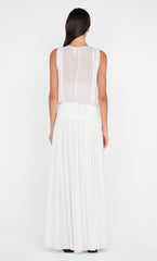 RHONE DROP WAIST DRESS - IVORY