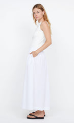 FREYA BOAT NECK DRESS - IVORY