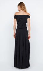 APOLLINE MAXI DRESS - BLACK