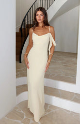 Love Blossoms Maxi Dress Lemon