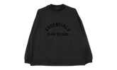 Heavy Jersey Long Sleeve Tee Shirt "Jet Black" 125SP242014F