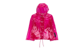 Transparent Hooded Raincoat "Pink" ASO XOTW 0002