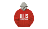 BULLS SPORTS FIT HOODIE "RED / CONCRETE HEATHER" 192NB256406F