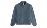 Gesa Monogram Silk Coach Jacket "Navy" khw010114 336
