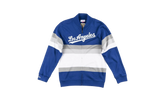 MLB Front Stripe Full Zip Sweater "Los Angeles Dodgers - Royal" SWTRAJ18024 LADROYA