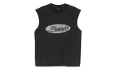 Sequin Script Sleeveless Tee "Black" P103 TBDS226