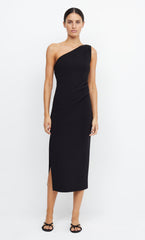 BE MINE ASYM DRESS - BLACK