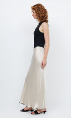 EMA MAXI DRESS - SAND/BLACK