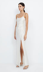 ETERNITY SCOOP MAXI DRESS - CREAM