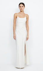 ETERNITY SCOOP MAXI DRESS - CREAM