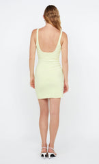 KARINA MINI DRESS - ICE YELLOW