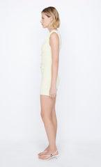 LETTY MINI DRESS - LEMON