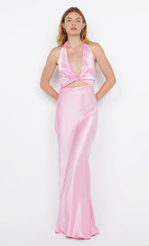 SABIA TWIST DRESS - ORCHID PINK