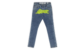 Neon Lime Jean "Medium Blue Wash" 411 8102 MEDI