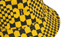 Checkered Monogram Bucket Hat "Yellow/Black" FW22HA06012981