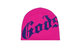 OG Logo Studded Beanie "Fuchsia / Purple" CUFSXHUM