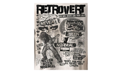 Rhinestone Never Been Normal T-Shirt "White" RET001