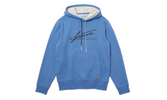 Signature Hooded Flecked Cotton Fleece Hoodie "Blue Chine" SH2059 HG3