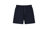 Flocked Monogram Mason Short "Nocturnal" KHM060533 413