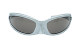 Geometric Frame Sunglasses "Silver / Silver" BB0251S 005