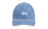 Basic CAP WASHED CANVAS "Blue" STUS404