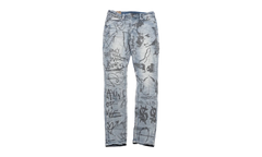 KSUBI X TRIPPIE REDD VAN WINKLE DEVILS JEANS "Grey" KBIUFTAZ
