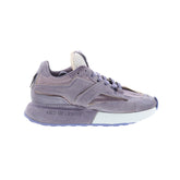 Evander Womens Purple Synthetic Lace Up Lifestyle Sneakers Shoes