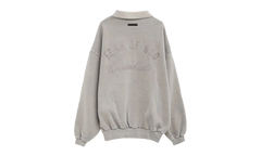 Embroidered Classic Polo Sweatshirt "Smoke Grey" 192HO252041F