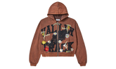 HARMONY GARDEN ZIP UP HOODIE "BROWN" UNGTKD3Z