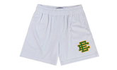 EE Basic Shorts "White / Green" EE201