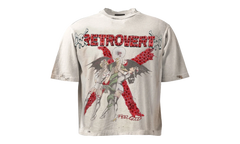 Red Nurse Rhinestone Tee "White" RET021