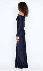 SIENA ASYM MAXI DRESS - INK