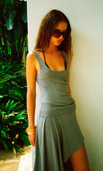 EMERSON TANK DRESS - GREY MARLE