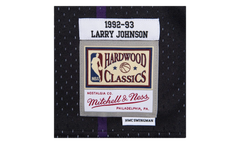 NBA Larry Johnson Reload Swingman Jersey "1992 Charlotte Hornets - Black" SMJYCP19277 CHOBLCK92LJO