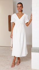Fiore Maxi Dress - White