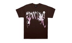Graffiti Dove T-Shirt "Brown / Pink" Y1Q5KV9W