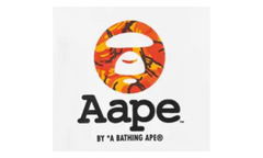 AAPE OG Moonface T-Shirt "White Orange Camo" B762DA4F