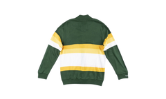 NFL Front Stripe Full Zip Sweater "Green Bay Packers - Hunter Green" SWTRAJ18024 GBPHNGN