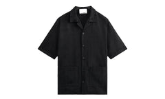 Jacquard Faille Reade Shirt "Black" KITH26